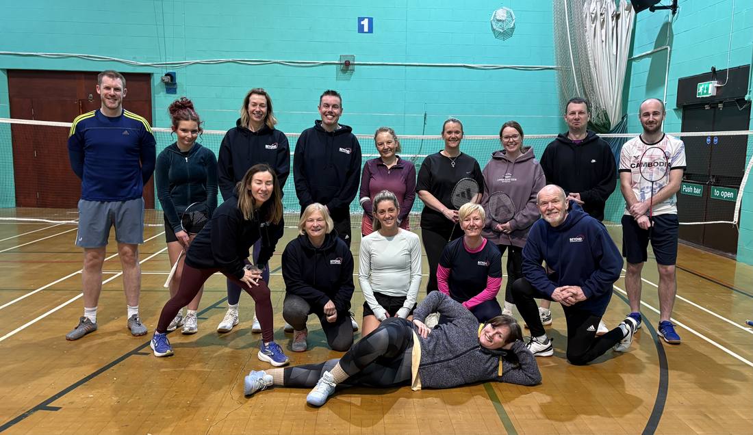 Beyond Badminton Chorley members group photo